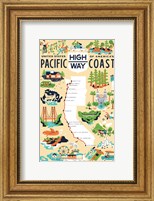 Framed Pacific Coast Highway