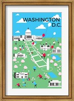 Framed Washington DC