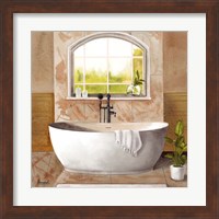 Framed 'Marble Bath I' border=