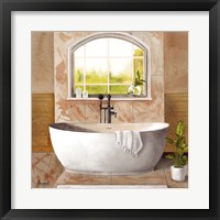 Framed 'Marble Bath I' border=