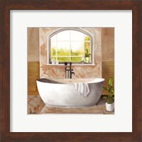 Framed 'Marble Bath I' border=
