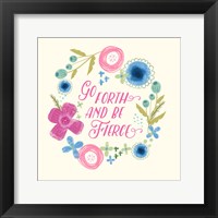 Fierce Girl Pink I Framed Print