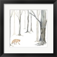 Framed Winter Forest Fox
