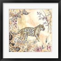 Leopard on Neutral II Framed Print