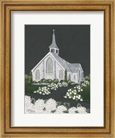 Framed White Church
