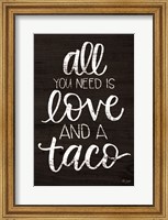Framed Love and a Taco
