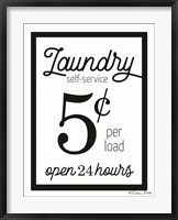 Framed Laundry 5 Cents