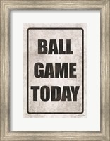 Framed Ball Game Today