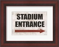 Framed Stadium Entrance
