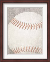 Framed Sports Ball - Baseball