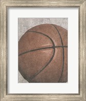 Framed Sports Ball - Basketball