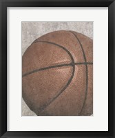 Sports Ball - Basketball Framed Print