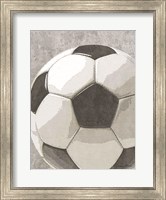 Framed Sports Ball - Soccer