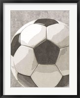 Framed Sports Ball - Soccer