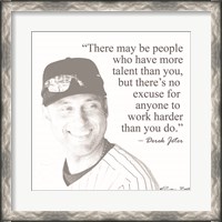 Framed Baseball Greats - Derek Jeter