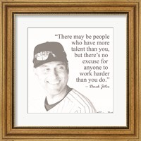 Framed Baseball Greats - Derek Jeter