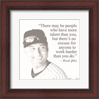 Framed Baseball Greats - Derek Jeter