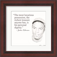 Framed Baseball Greats - Jackie Robinson