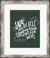 Framed 'Lilac Best Things' border=