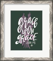 Framed 'Grace Upon Grace' border=