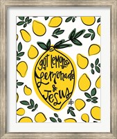 Framed Lemonade and Jesus