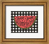 Framed Sweet Summertime Watermelon