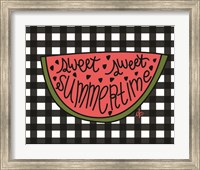 Framed Sweet Summertime Watermelon