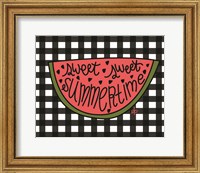 Framed Sweet Summertime Watermelon