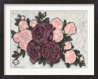 Framed English Roses
