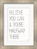 Framed Believe You Can