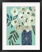 Framed White Flowers for Patricia