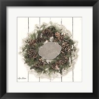 Framed Hello Winter Wreath
