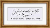 Framed Homemade with Love