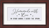 Framed Homemade with Love