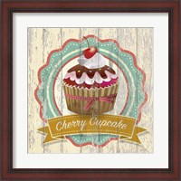 Framed Cherry Cupcake