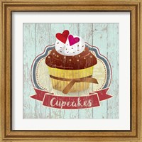 Framed 'Cupcakes' border=