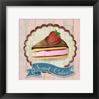 Framed 'Sweet Cakes' border=