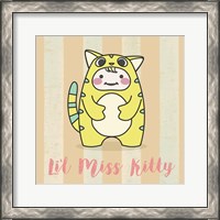 Framed 'Li'l Kitty' border=