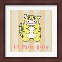 Framed 'Li'l Kitty' border=