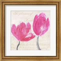 Framed 'Classic Tulips I' border=