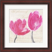 Framed 'Classic Tulips I' border=