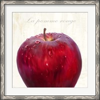 Framed La Pomme Rouge