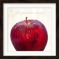 Framed La Pomme Rouge