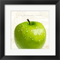 Framed 'La Pomme Vert' border=