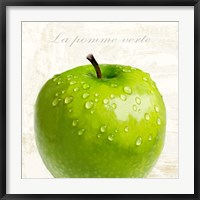 Framed La Pomme Vert