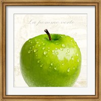 Framed La Pomme Vert