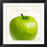 Framed La Pomme Vert