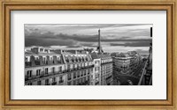 Framed Morning in Paris (BW)