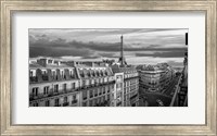 Framed Morning in Paris (BW)