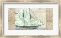 Framed Sailing to the Seas